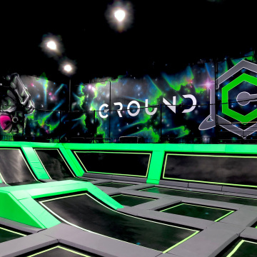 Mural in Normal Light at Ground Control Park: San Antonio, TX 