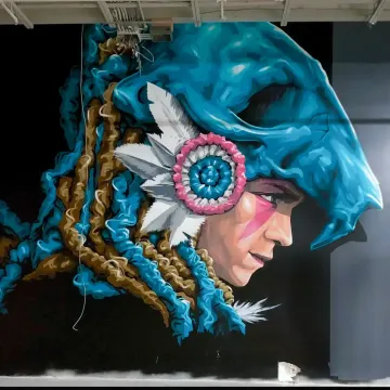 Lost Boys Inspired Mural at  Flying Squirrel Trampoline Park: Spokane, WA