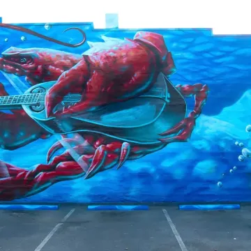 Rosewood Crawfish Festival Mural: Columbia, SC