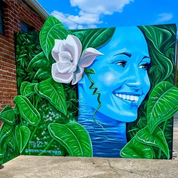 Mother Earth Mural in the Vista: Columbia, SC
