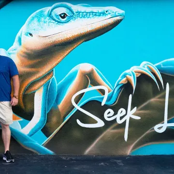 A Southern Affair Mural in Rosewood: Columbia, SC
