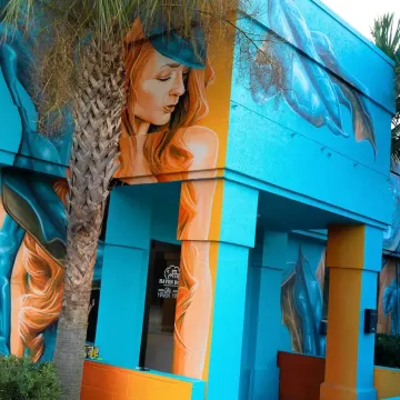 A Southern Affair Mural in Rosewood: Columbia, SC